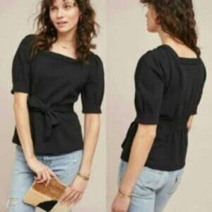 Anthropologie Tie Waist Top - NEW